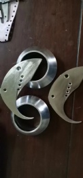 sector and plate  for different size fire hose making